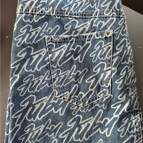 FuBu X forever 21 Jean mini skirt SOLD - Picture 5 of 5